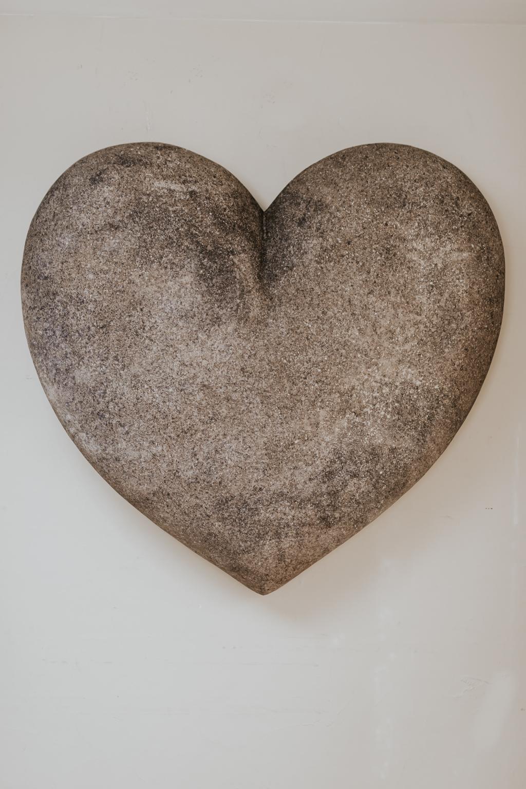 Belgian Fausse Pierre/Imitation Stone Heart