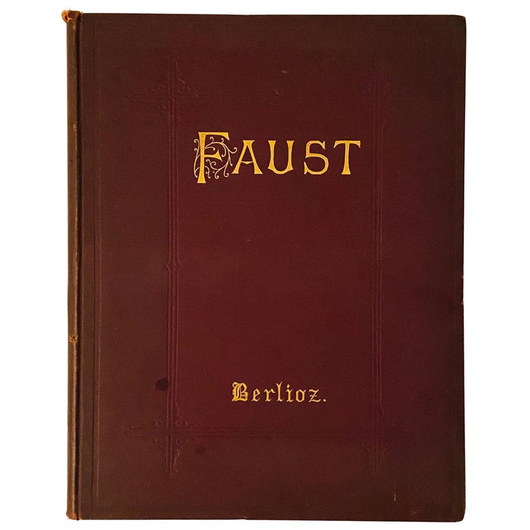'Faust' A Dramatic Legend in Four Parts Music by Berlioz, France, 1897