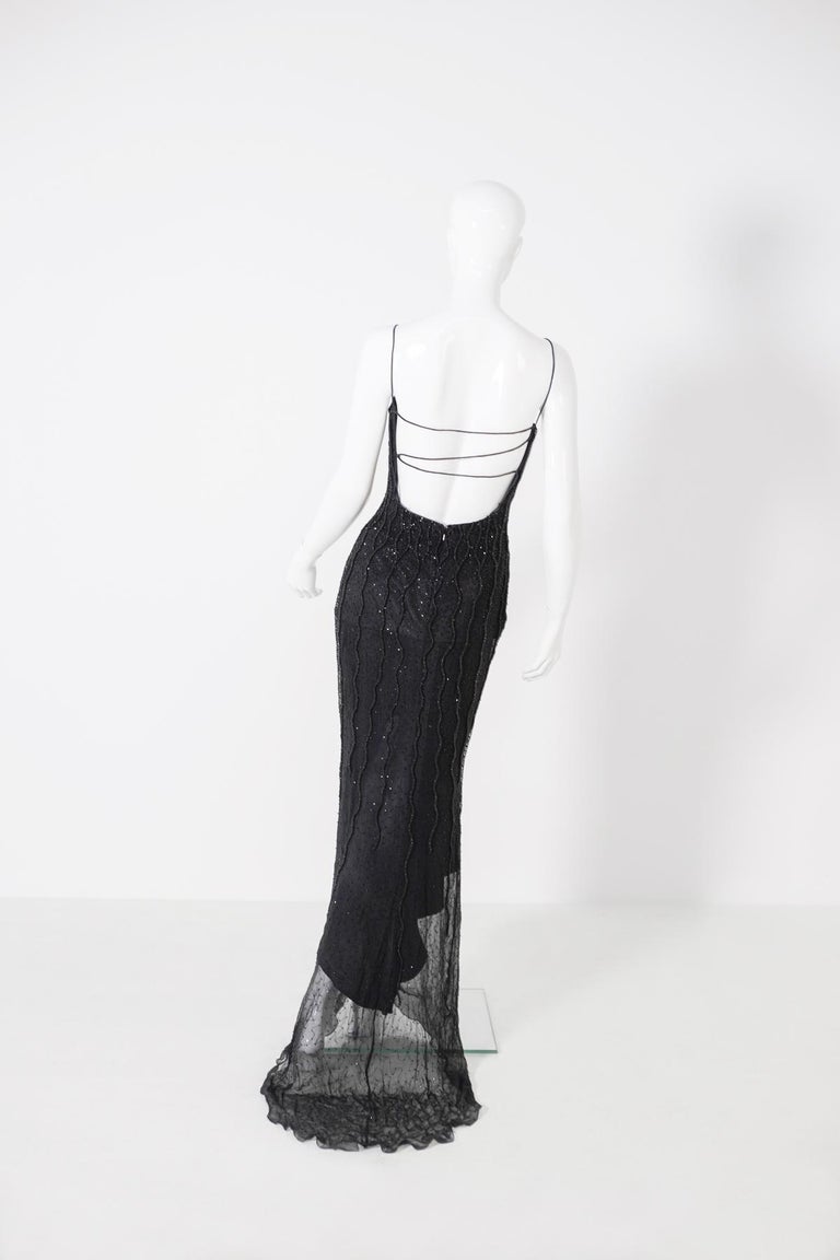 Faust Paris Black Long Evening Dresses For Sale at 1stDibs | faust paris  clothing, faust dress, faust couture