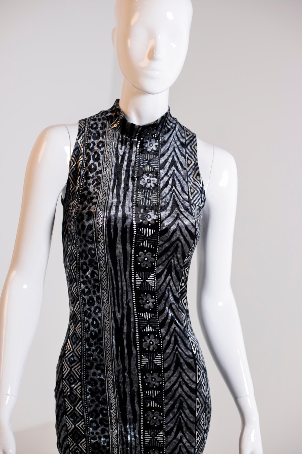 Faust Glittery Black Elegant Dress For Sale 1