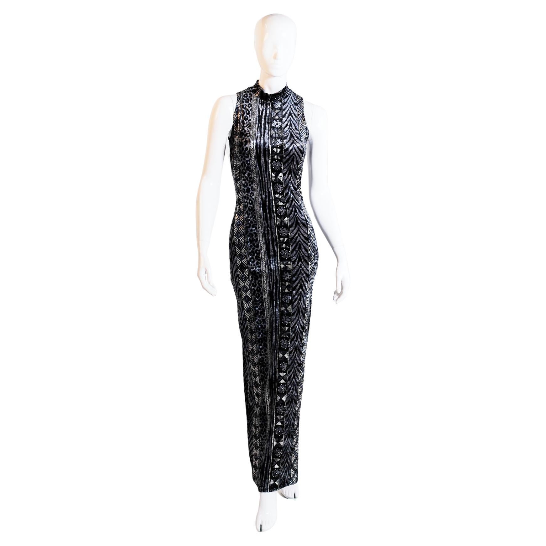 Faust Glittery Black Elegant Dress For Sale