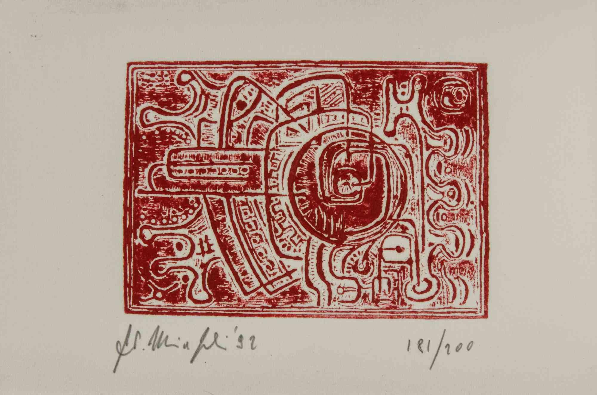 Gravure réalisée par Fausto Maria Franchi en 1992.

Édition de 181/200.

Signé à la main et numéroté au crayon.

Excellent état.