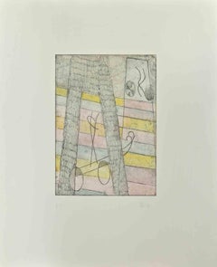 Untitled - Etching by Fausto Melotti - 1970s