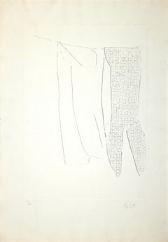 Sans titre - Gravure de Fausto Melotti - 1970