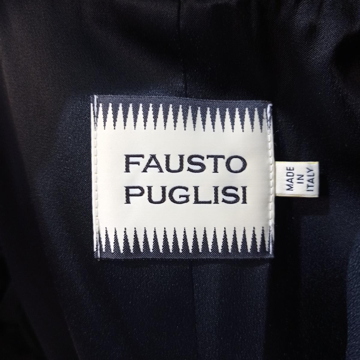 Fausto Puglisi Black Overcoat IT44 2
