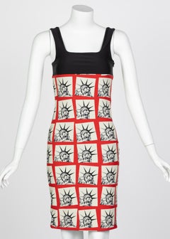 Vestido Bodycon Estatua de la Libertad Fausto Puglisi, 2014