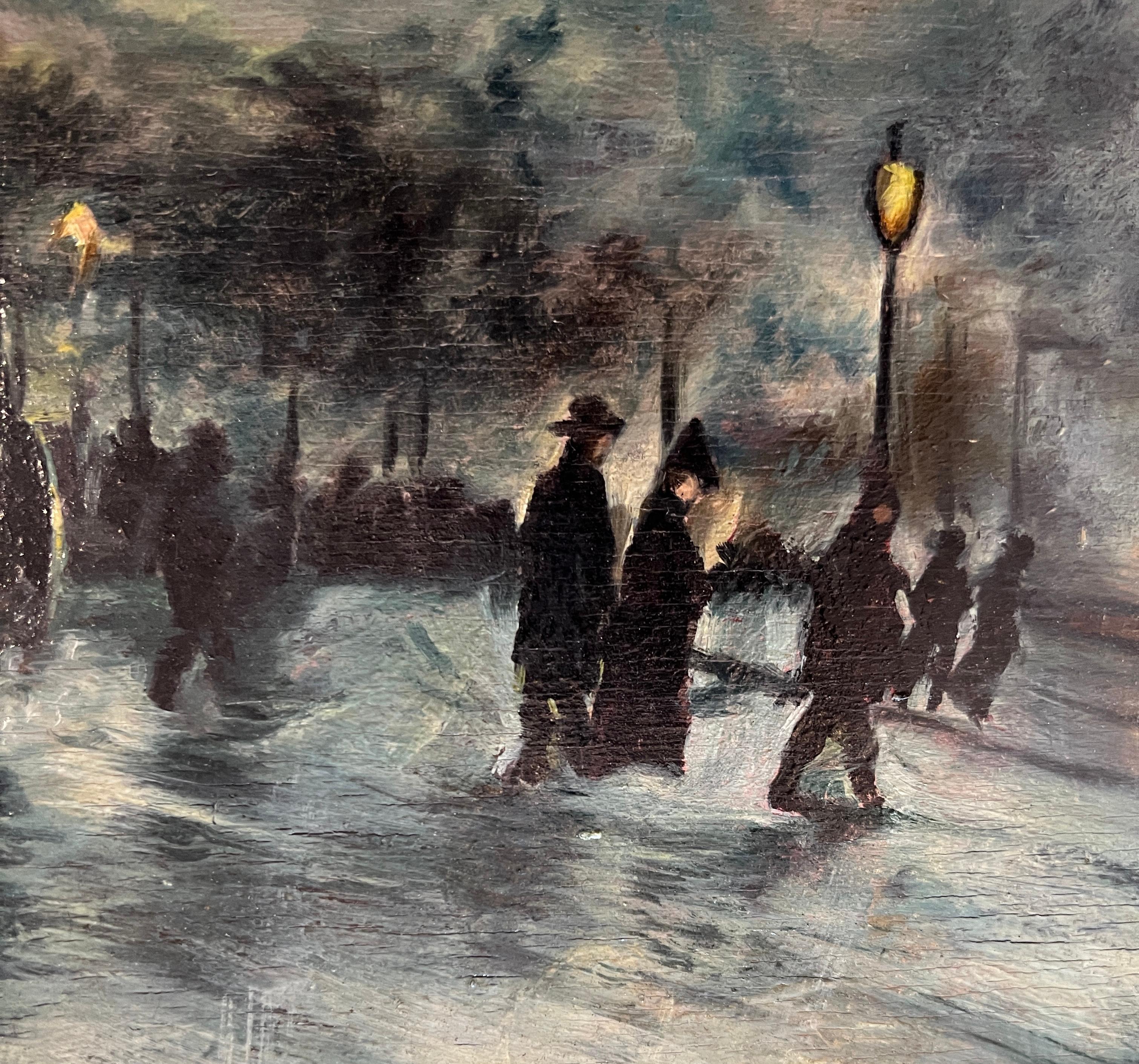 Scena di strada serale 1