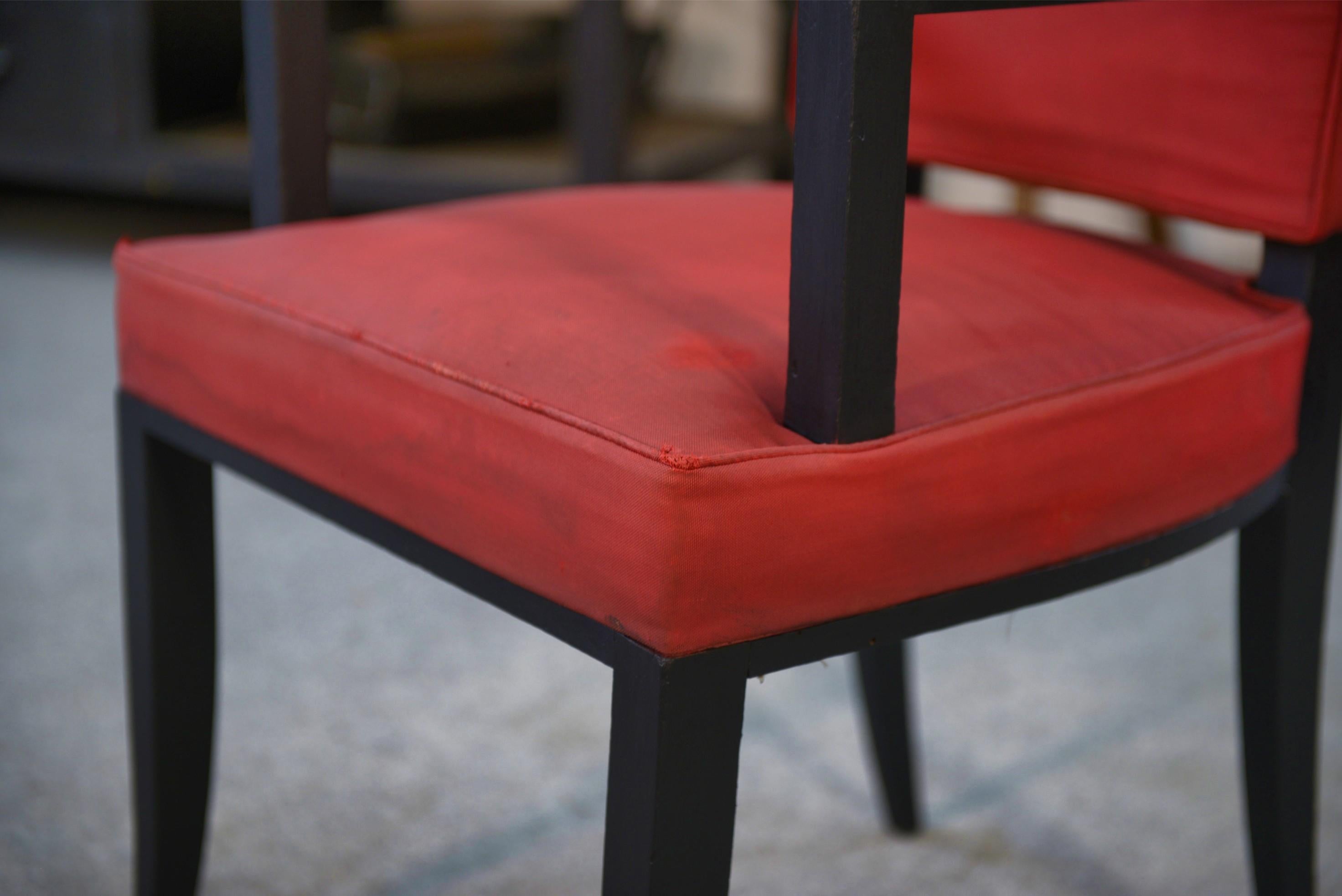 Français Pont Fauteuil par Jean Pascaud 1940's en vente