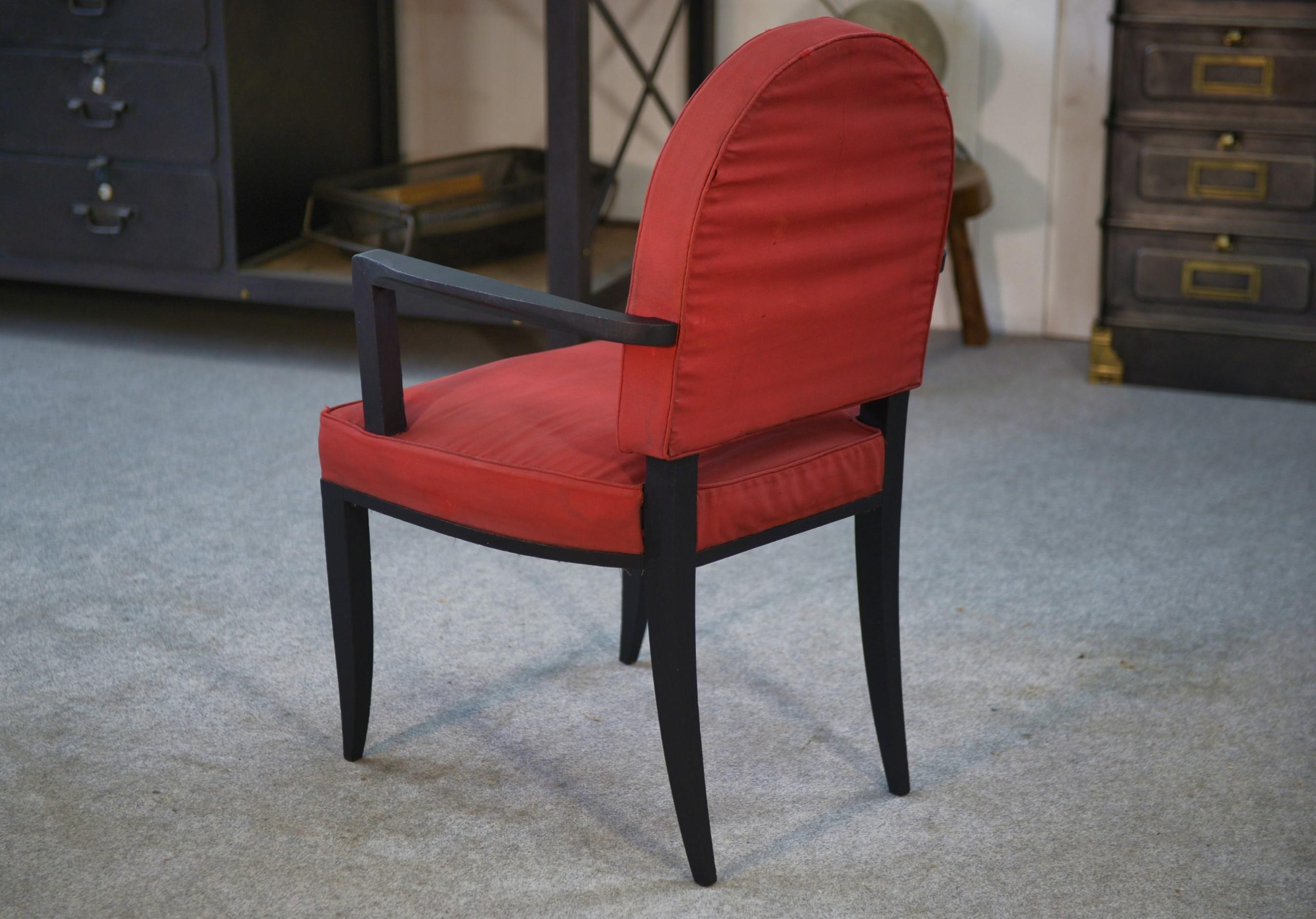 Pont Fauteuil par Jean Pascaud 1940's Bon état - En vente à TOURCOING, FR