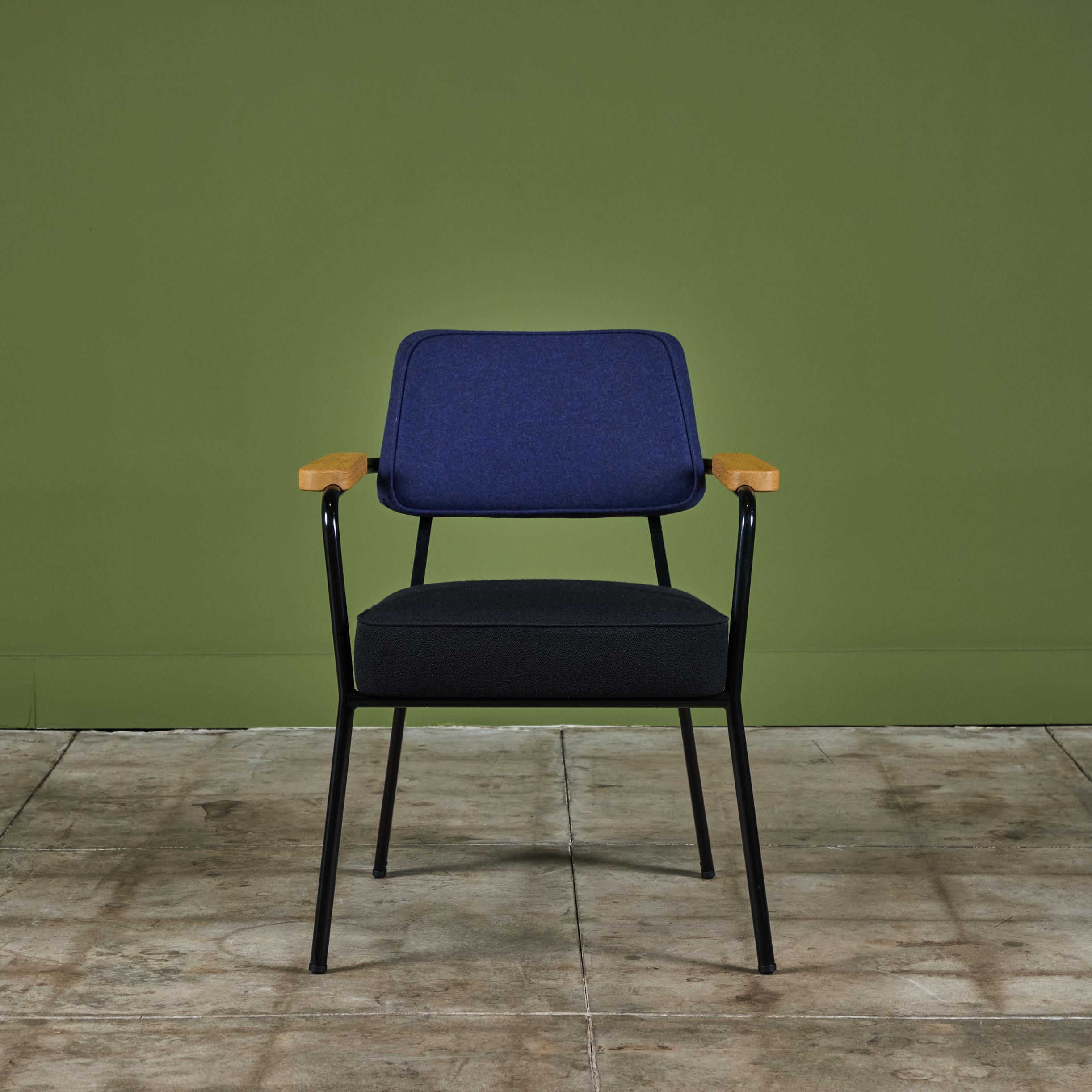 Modern Fauteuil Chair by Jean Prouvé for Vitra