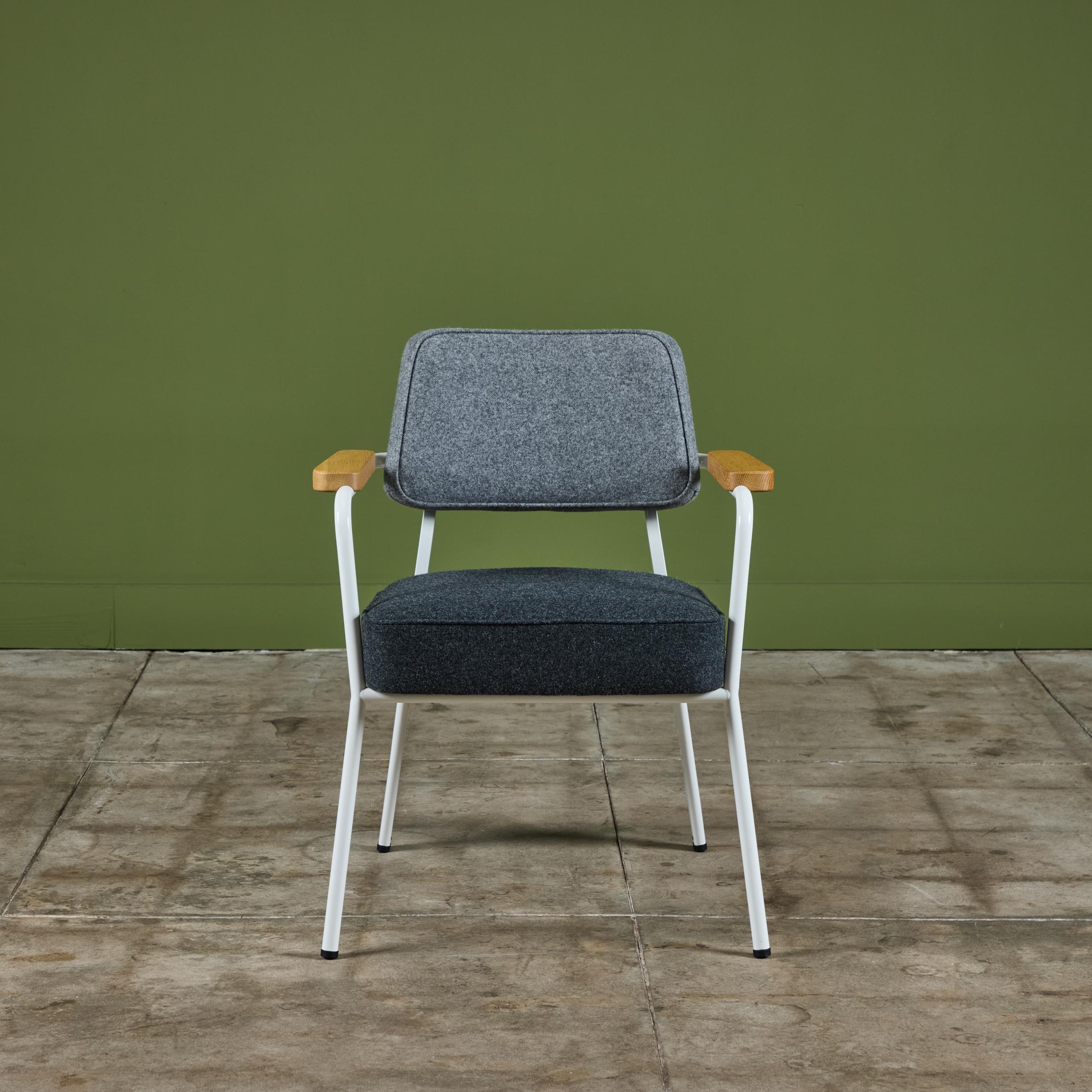 Modern Fauteuil Chair by Jean Prouvé for Vitra For Sale