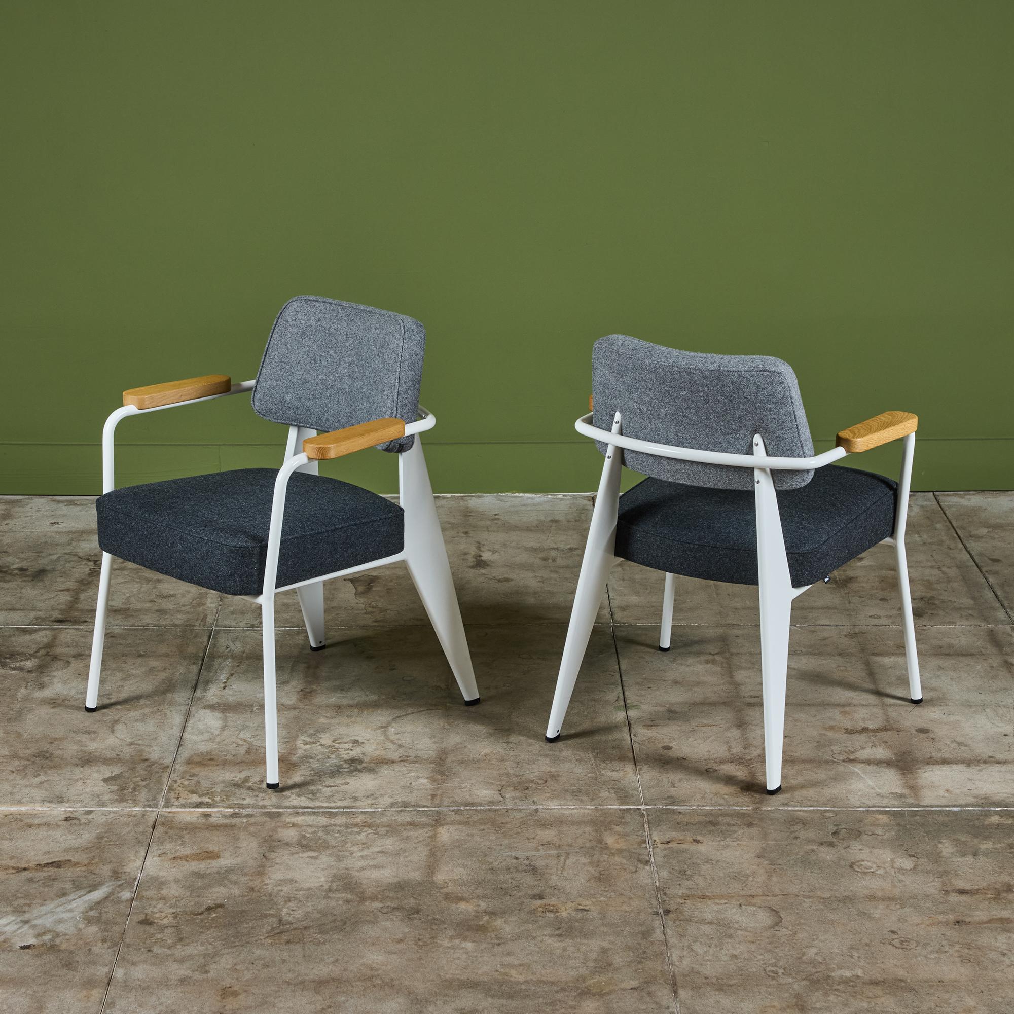 Fauteuil Chair by Jean Prouvé for Vitra For Sale 1