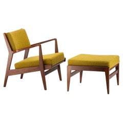 Fauteuil et repose pieds