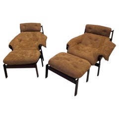Fauteuil et repose pieds