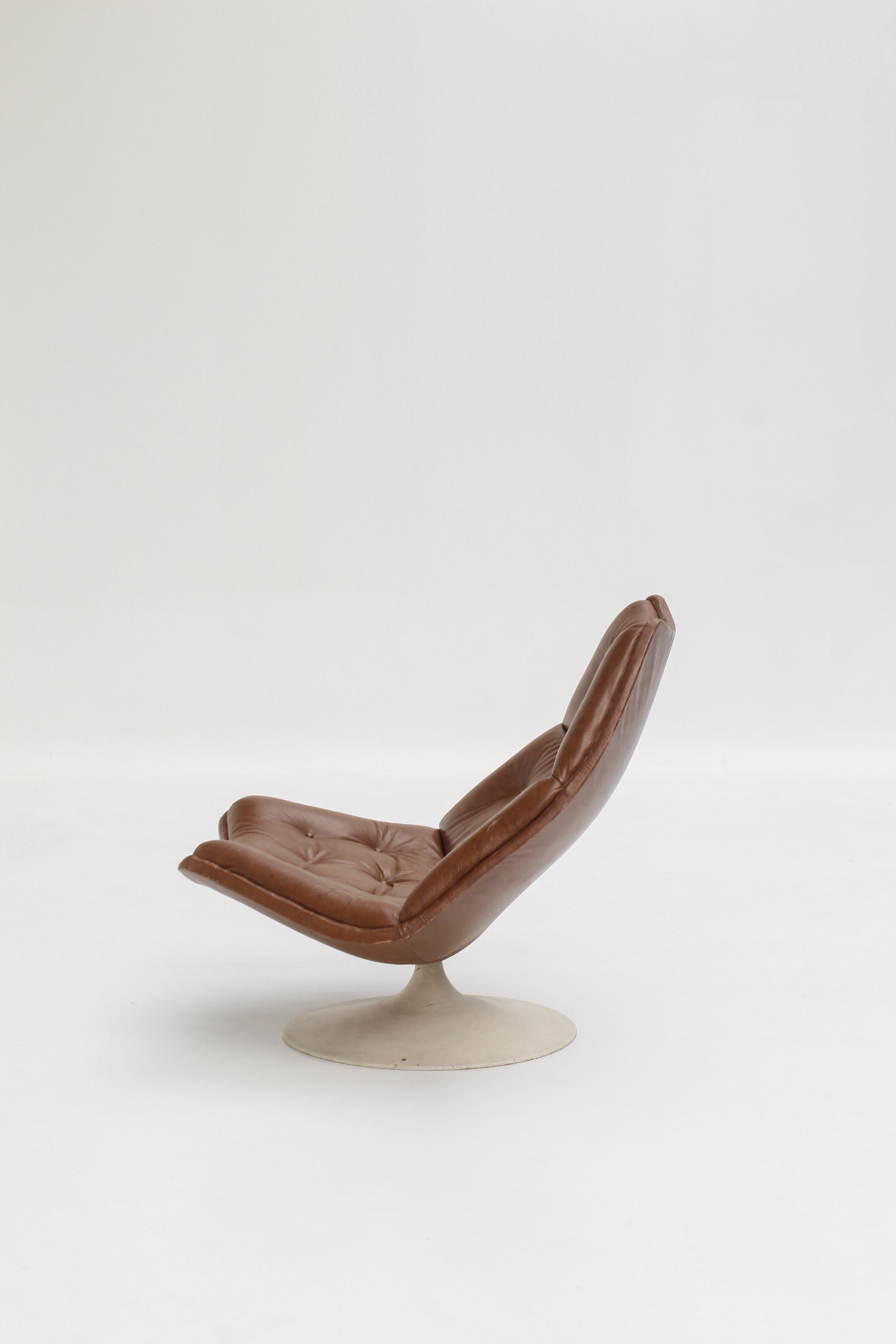 Fauteuil F510 Geoffrey Harcourt pour Artifort, années 1960 mediados del siglo XX en venta