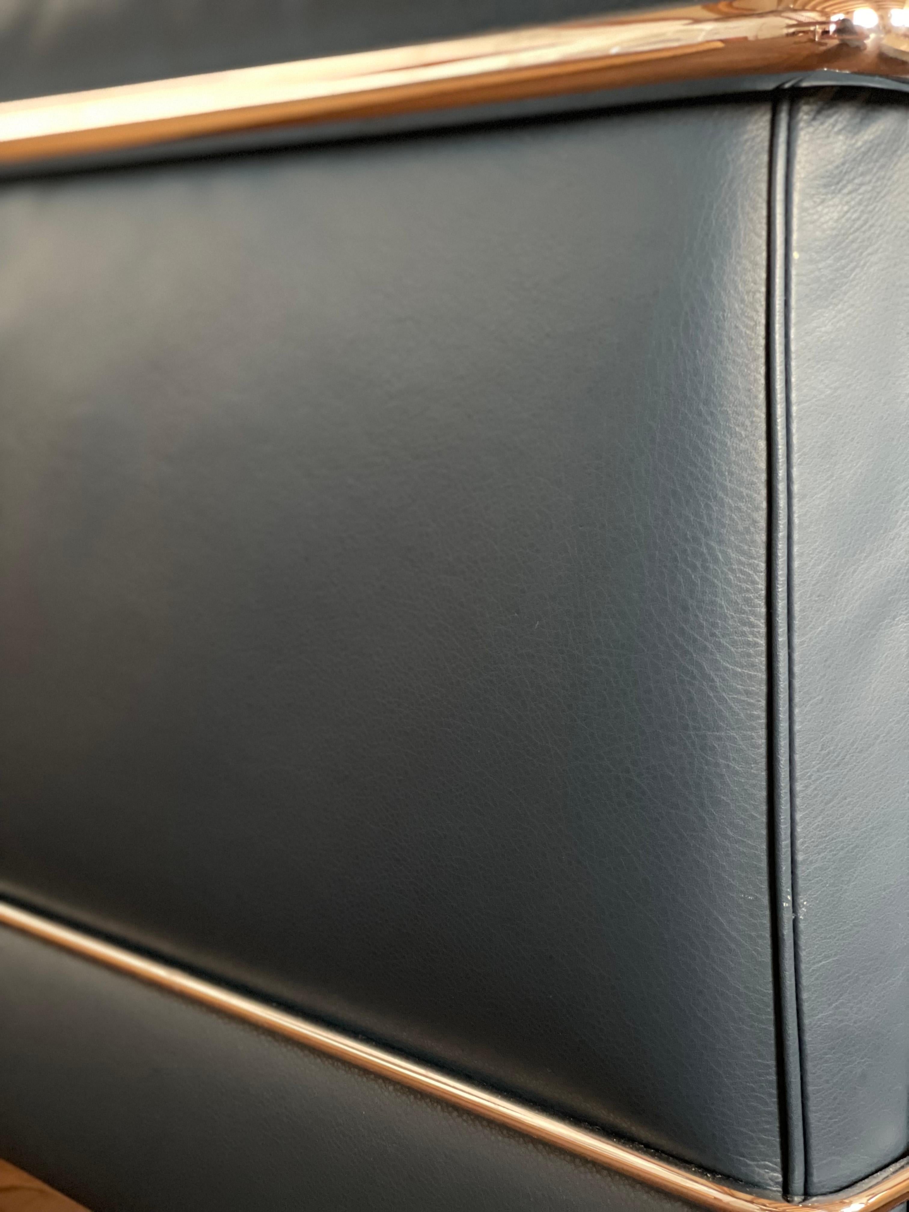 Fin du 20e siècle Fauteuil LC2 en cuir années 80 par Le Corbusier pour Cassina en vente