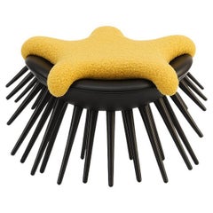 Fauteuil " LE VOYAGEUR" en Jaune Par Alexandre Ligios