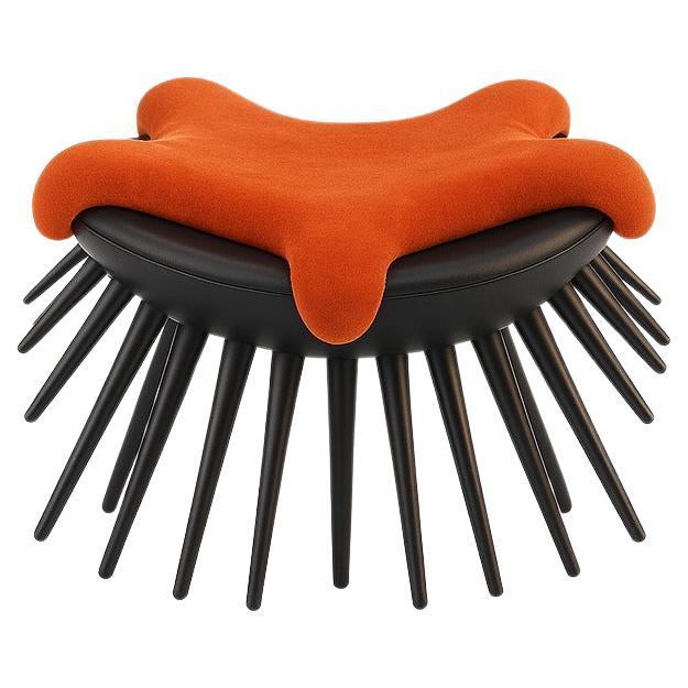 Fauteuil " LE VOYAGEUR" en Orange Par Alexandre Ligios