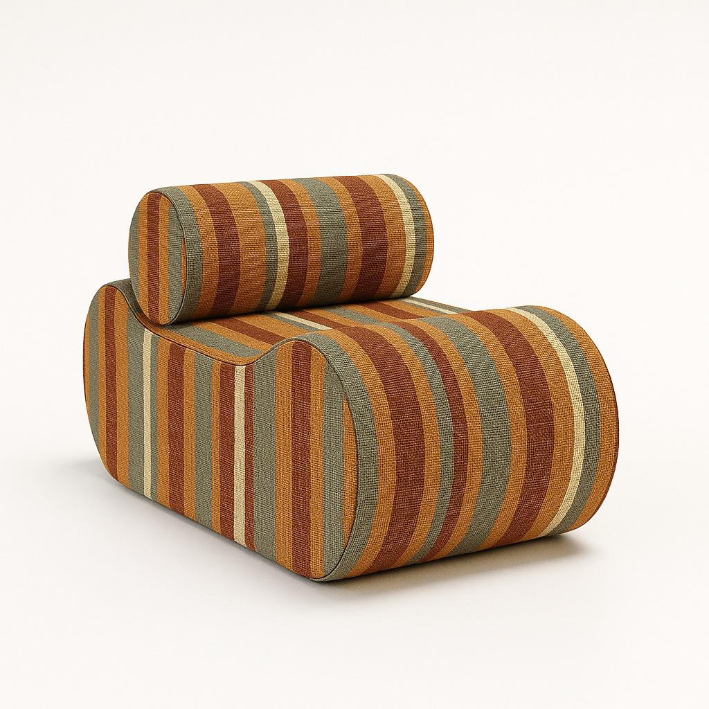 Le fauteuil en forme de vague design est une pièce contemporaine et élégante qui évoque une sensation de mouvement fluide et organique. Sa silhouette incurvée rappelle les vagues de l'océan, créant une esthétique dynamique et captivante. Fabriqué