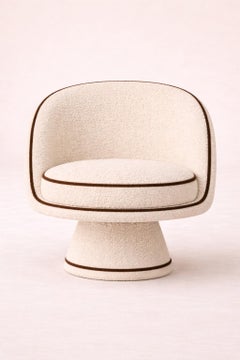 Poltrona "L'EMPREINTE" in bianco Di Alexandre Ligios
