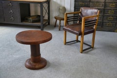 Fauteuil moderne cuir 1940's