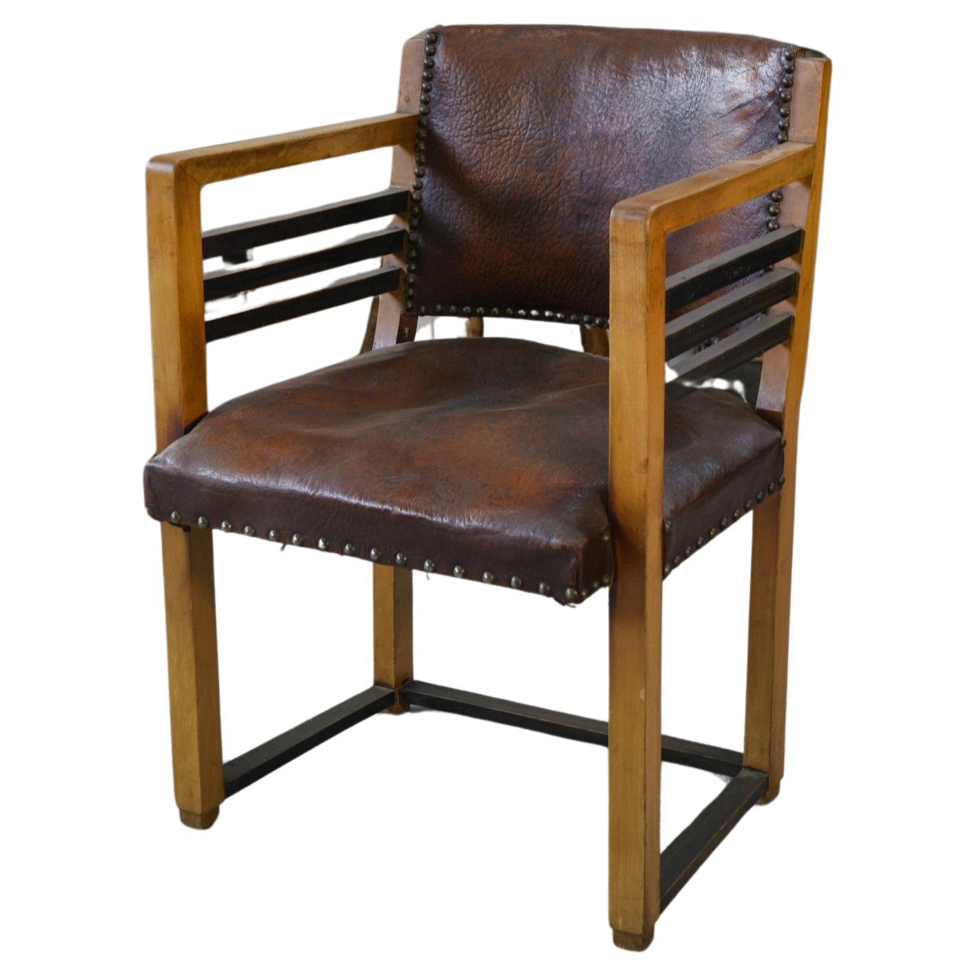 Fauteuil moderne cuir 1940
s