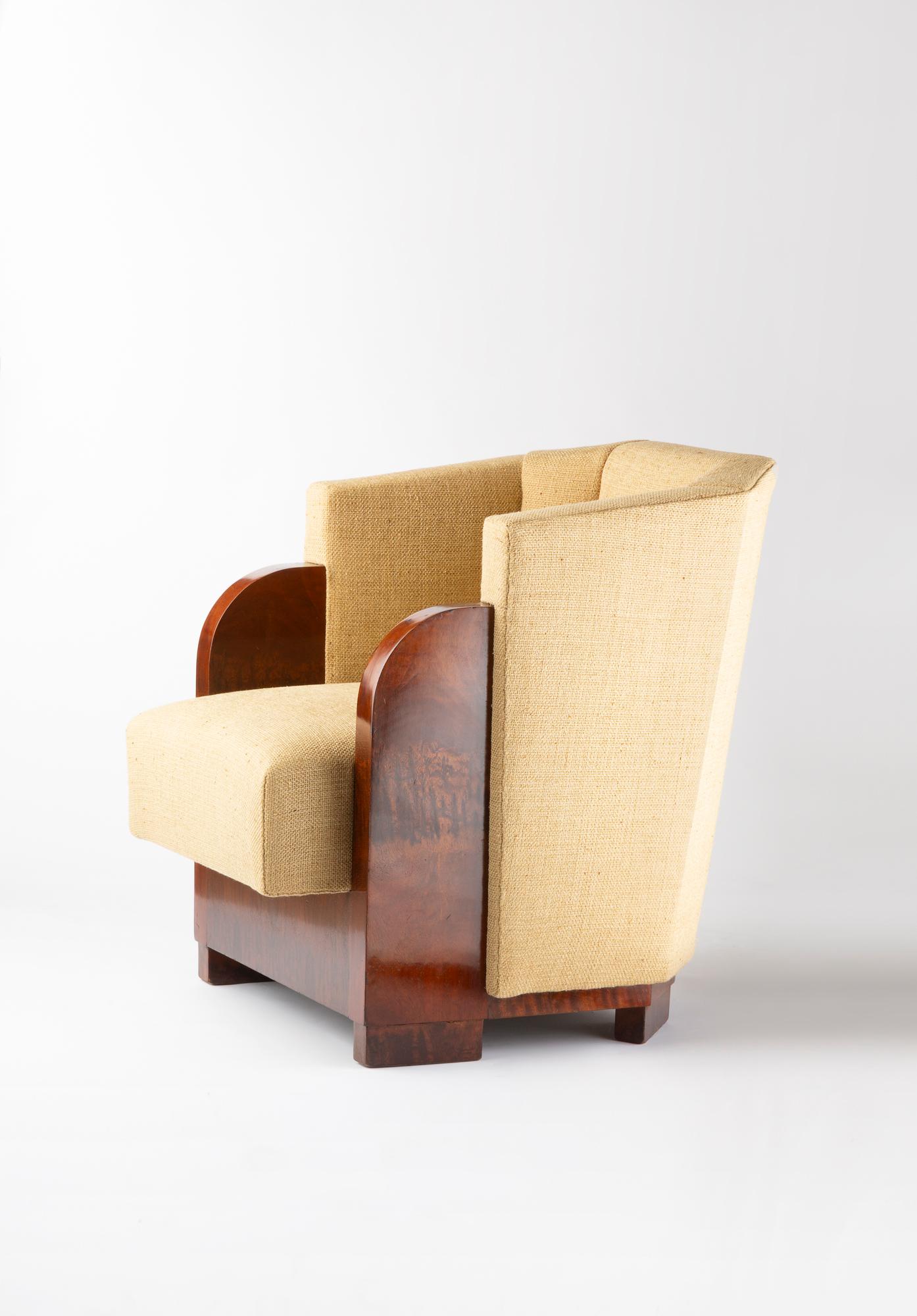 Fauteuil Moderniste di Michel Dufet In condizioni buone in vendita a LAMBLORE, FR