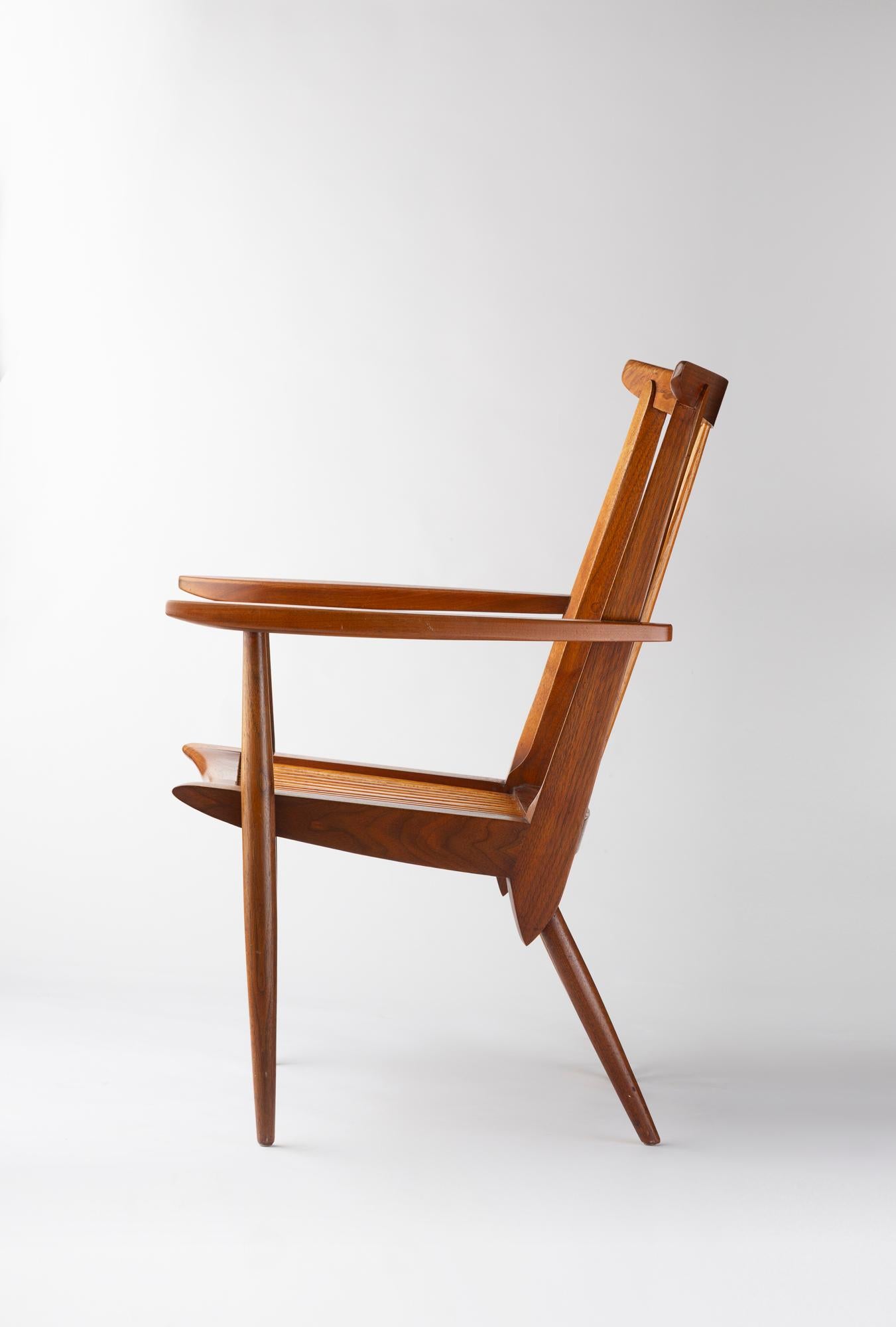 Fauteuil Orígenes de George Nakashima mediados del siglo XX en venta