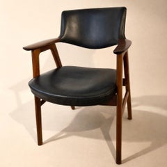 Fauteuil palissandre mod 43 par Erik Kirkegaard