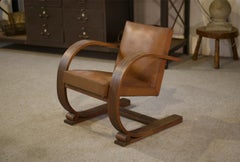 Fauteuil par Adrien Audoux et Frida Minet pour Vibo Vesoul 1950's