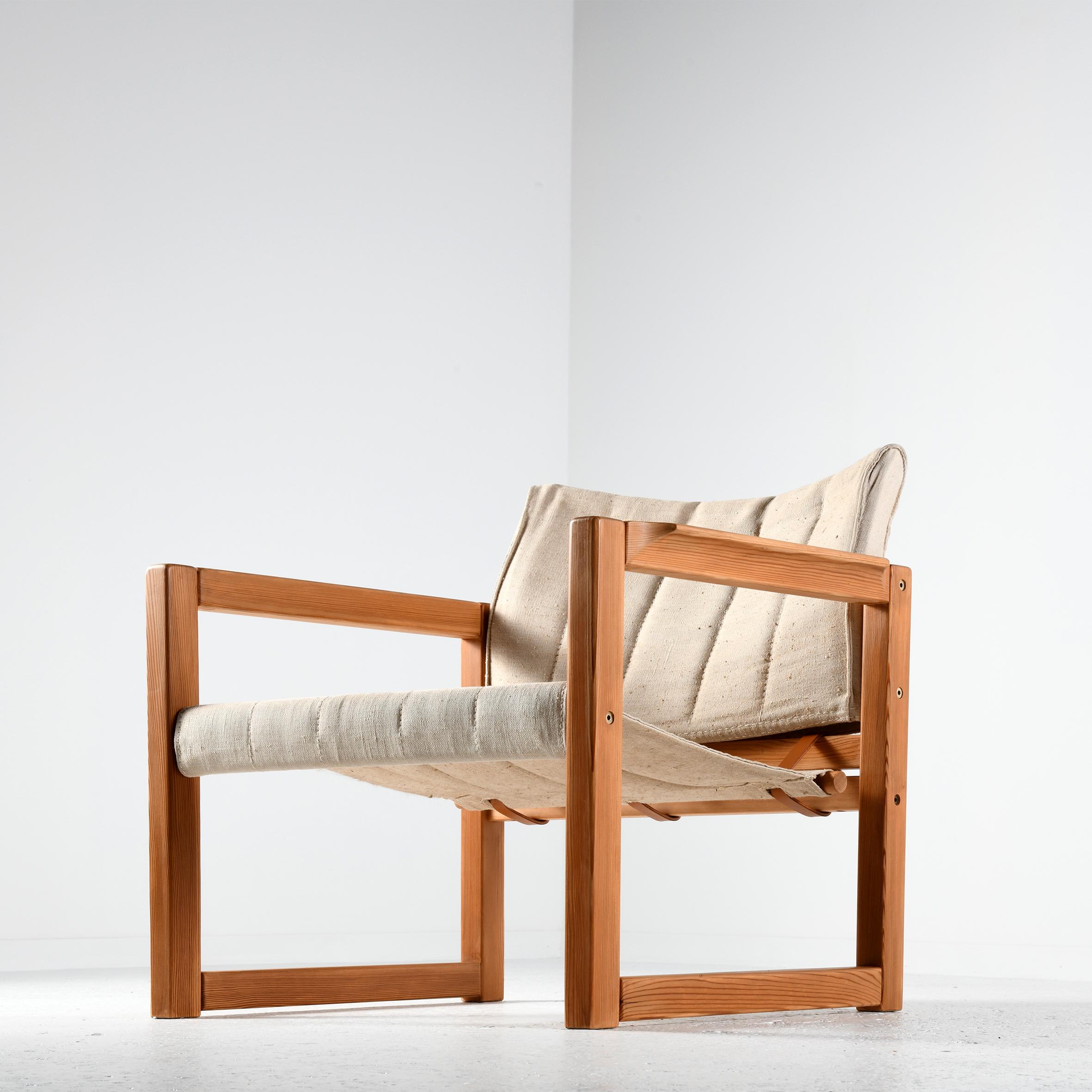 Safari-style armchair, 