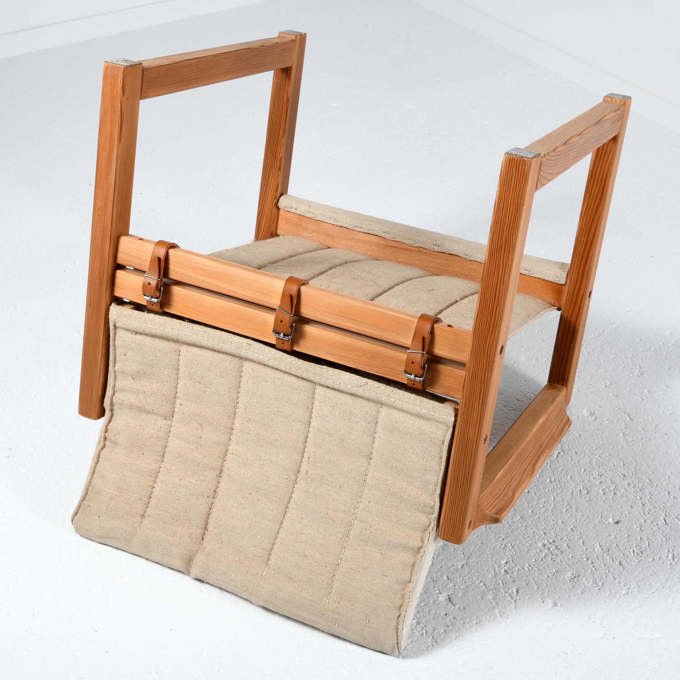 Late 20th Century Fauteuil safari Diana design Karin Mobring for Ikea in the 70's