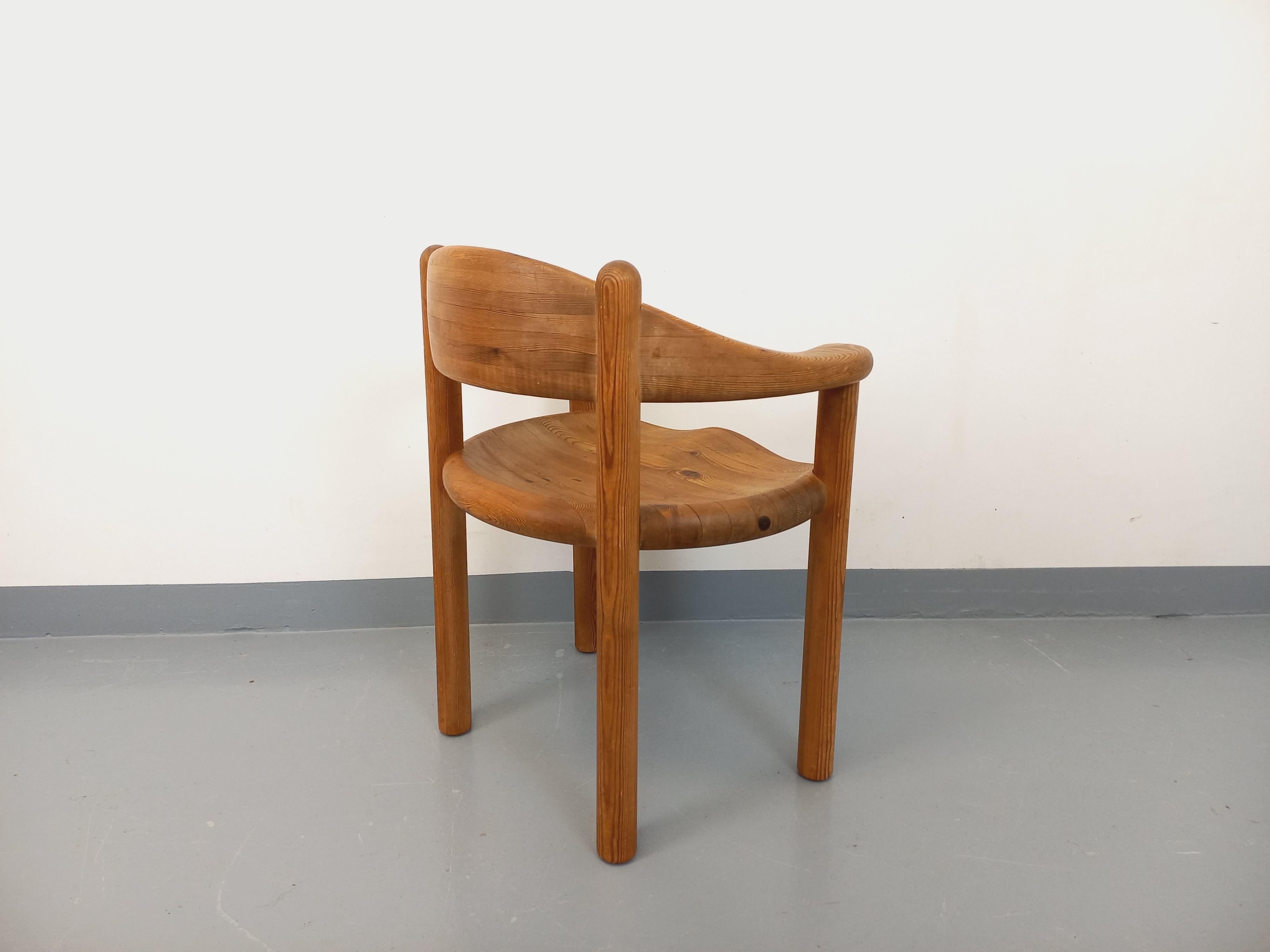 Scandinave Fauteuil scandinave vintage Rainer Daumiller en pin des années 70 en vente