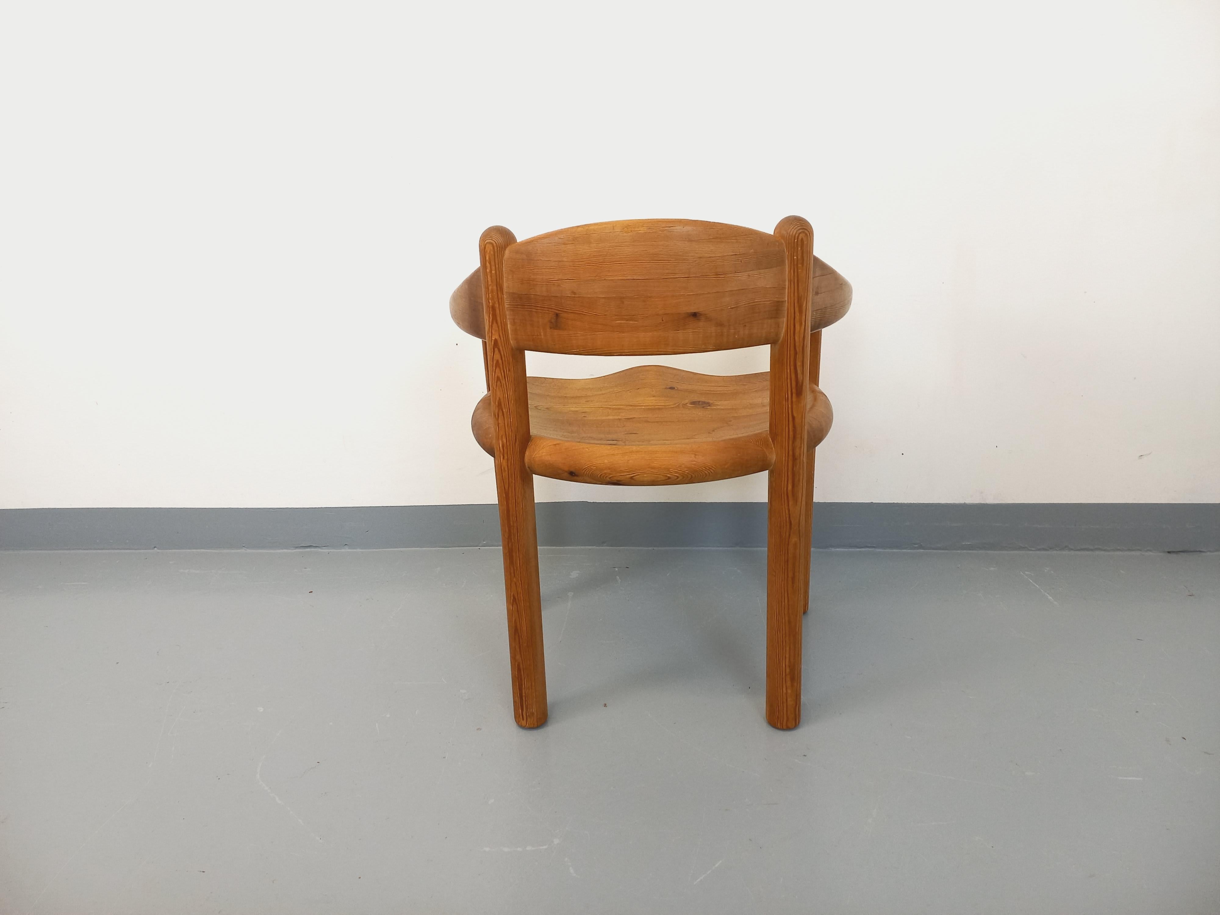 Fauteuil scandinave vintage Rainer Daumiller en pin des années 70 Bon état - En vente à BESANÇON, FR