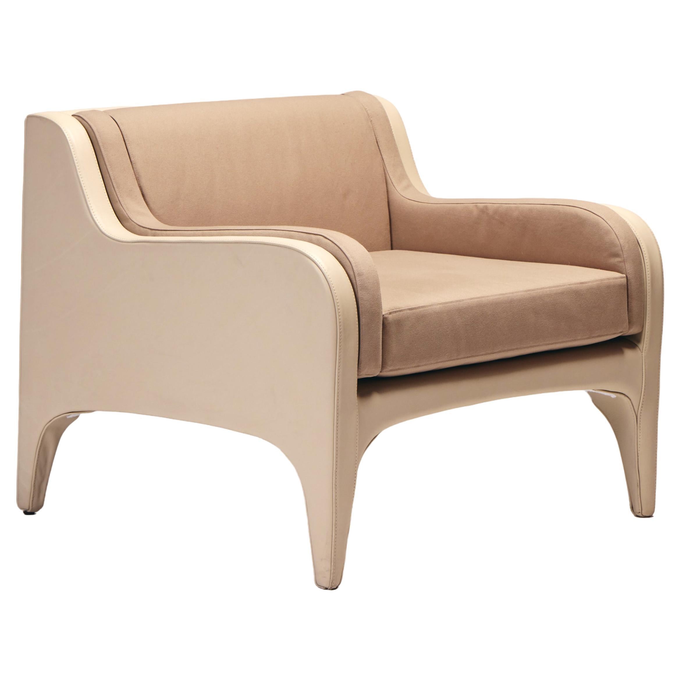 Armchair SEASON by Reda Amalou Design - Beige Leather