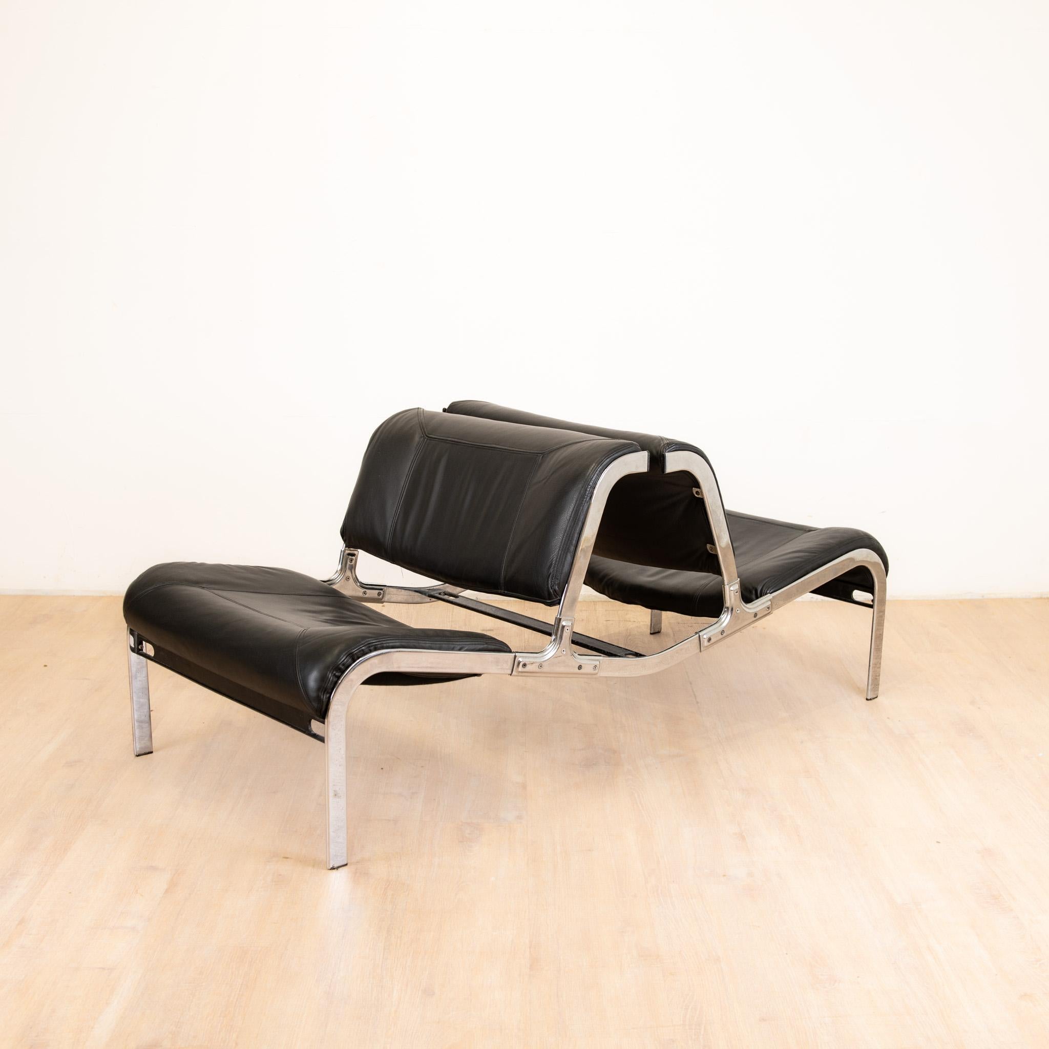 Fauteuil Whist Dos à Dos Vintage par Olivier Mourgue pour Airborne, 1964 Francés en venta