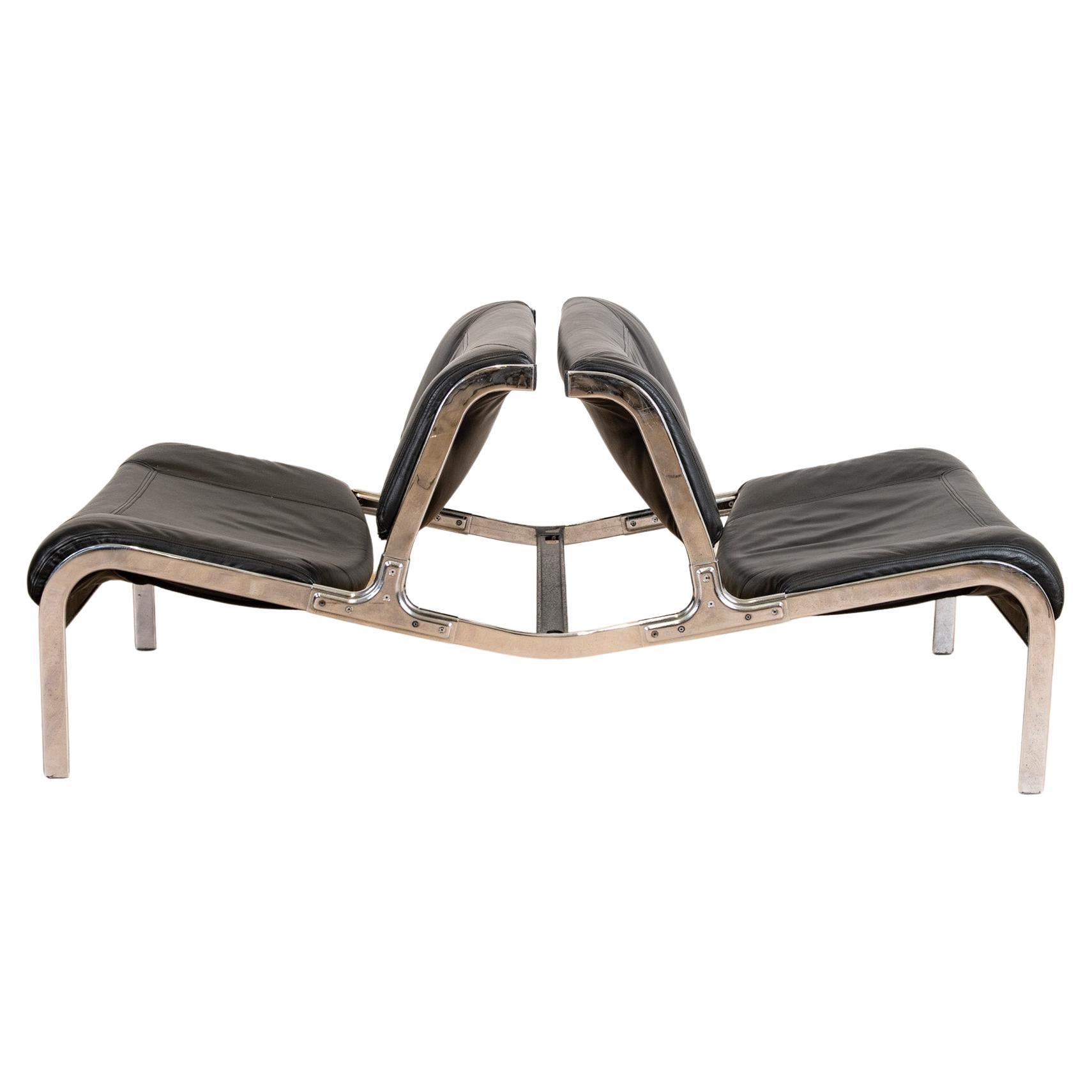 Fauteuil Whist Dos à Dos Vintage par Olivier Mourgue pour Airborne, 1964