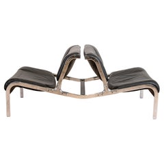 Fauteuil Whist Dos à Dos Vintage par Olivier Mourgue pour Airborne, 1964