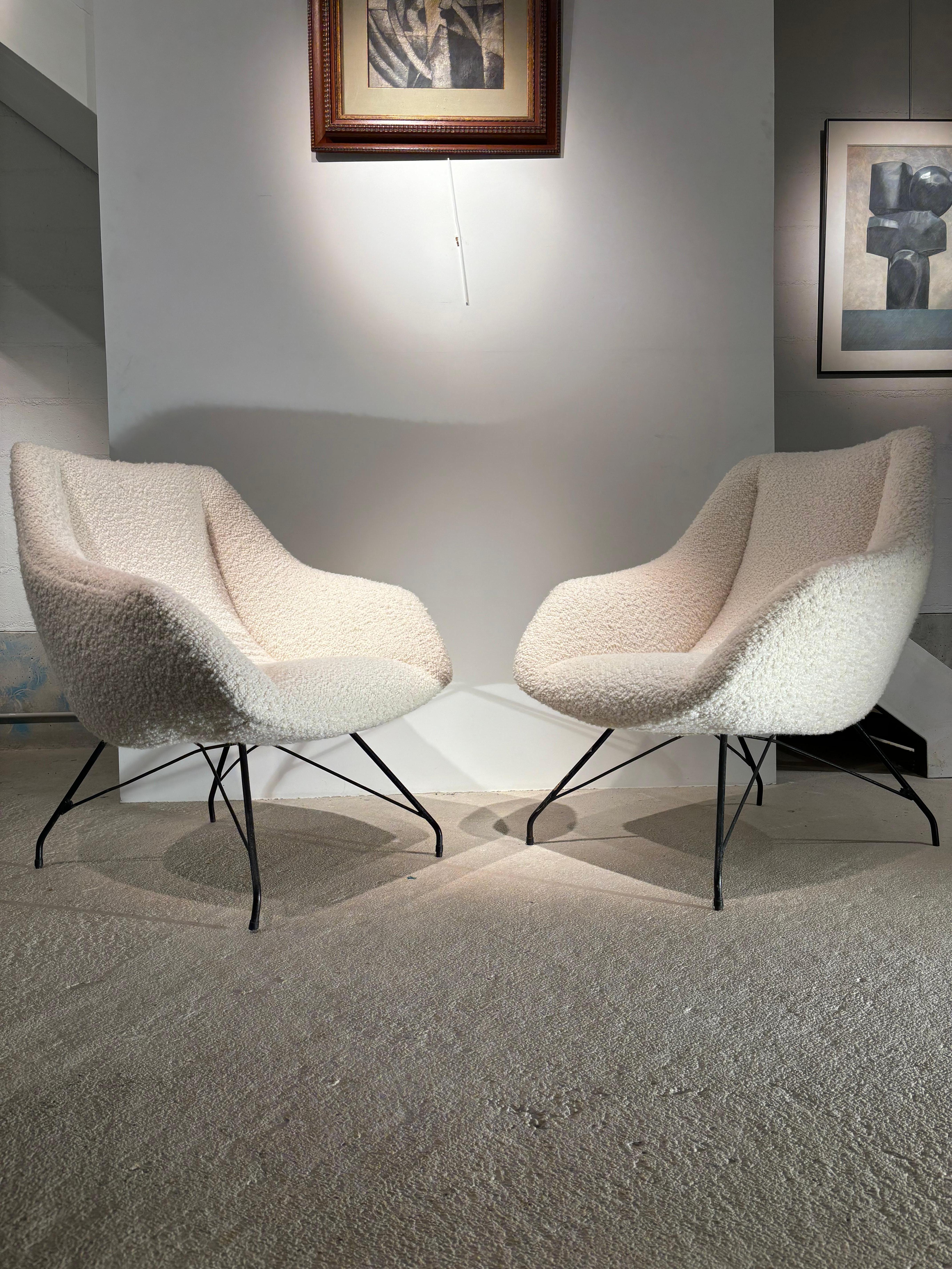 Paire de fauteuils dit : Concha par Martin Eisler et Carlo Hauner pour Forma, vers 1955