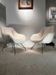 Fauteuils concha par Martin Eisler et Carlo Hauner
