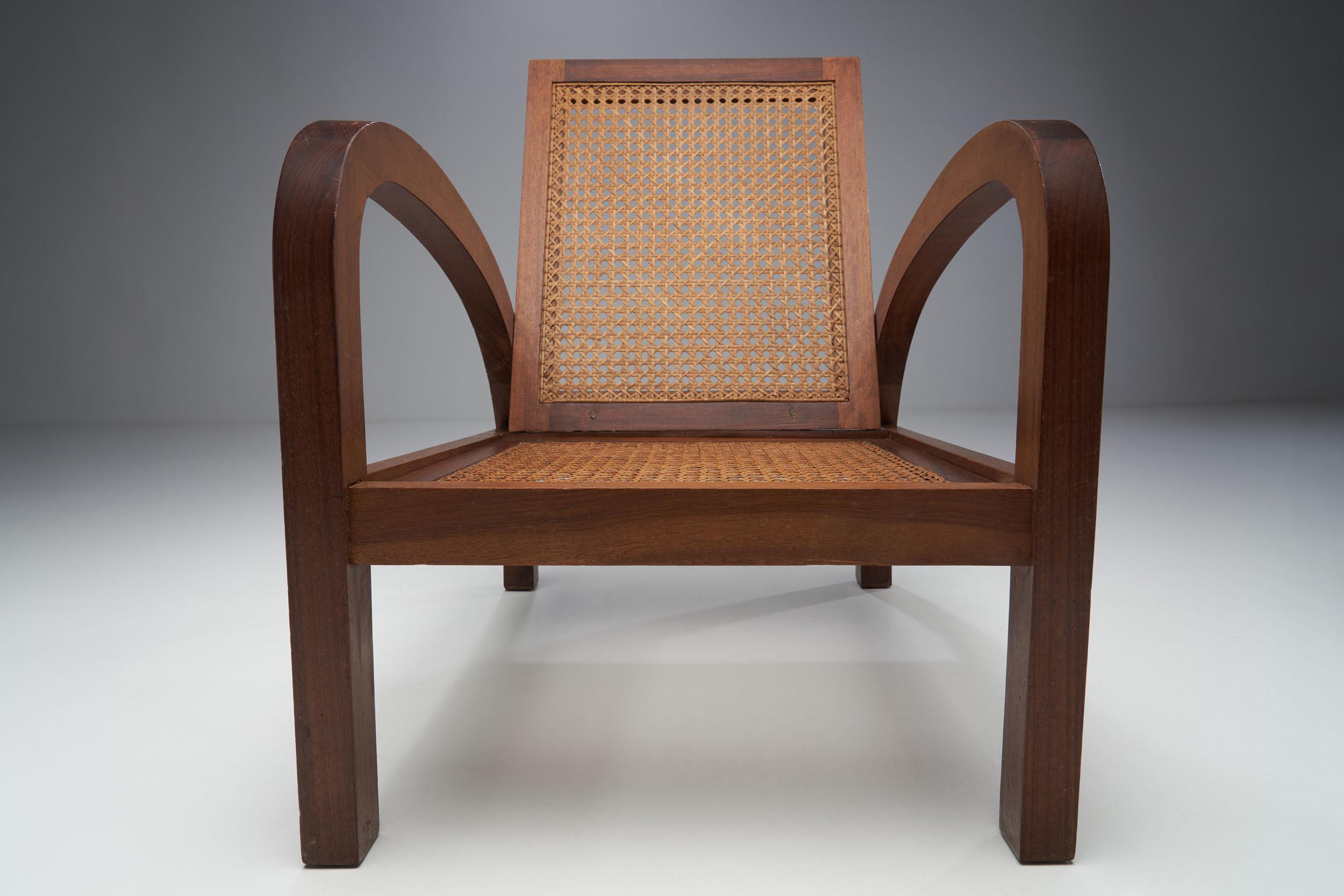 “Fauteuils de Paquebot” Chair, France, 1950s In Good Condition In Utrecht, NL
