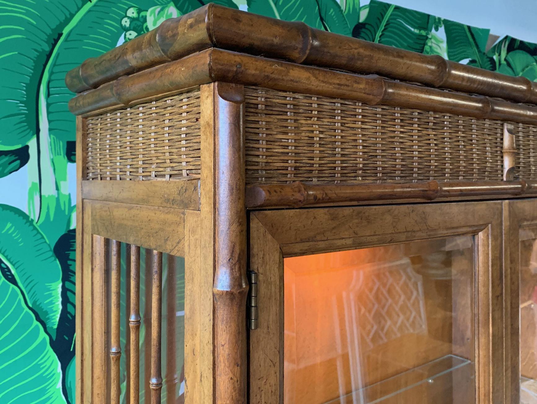 american of martinsville faux bamboo