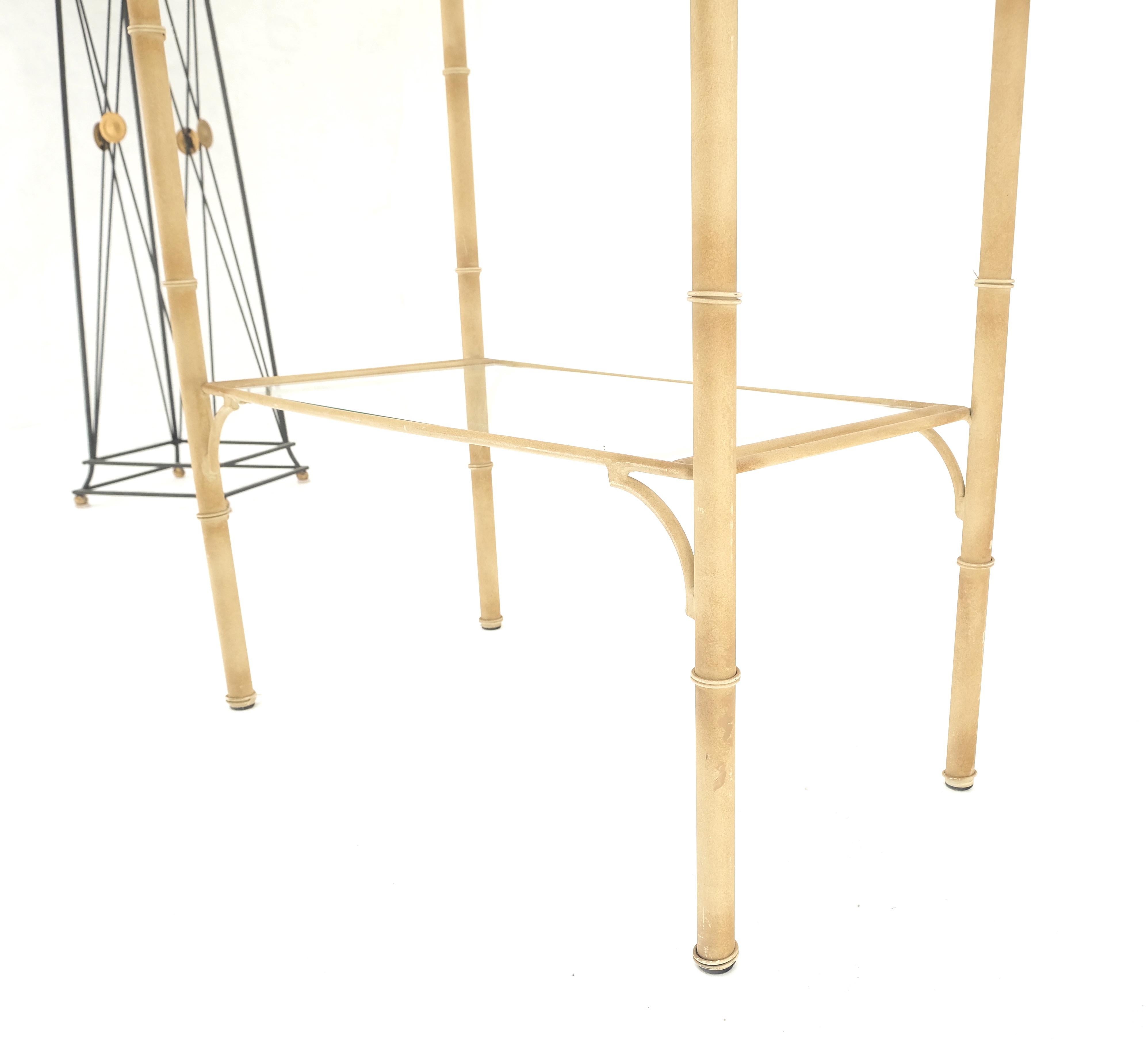 Faux Bamboo Arch Top Mid Century Modern Etagere Shaving Wall Unit Mid Century  For Sale 4