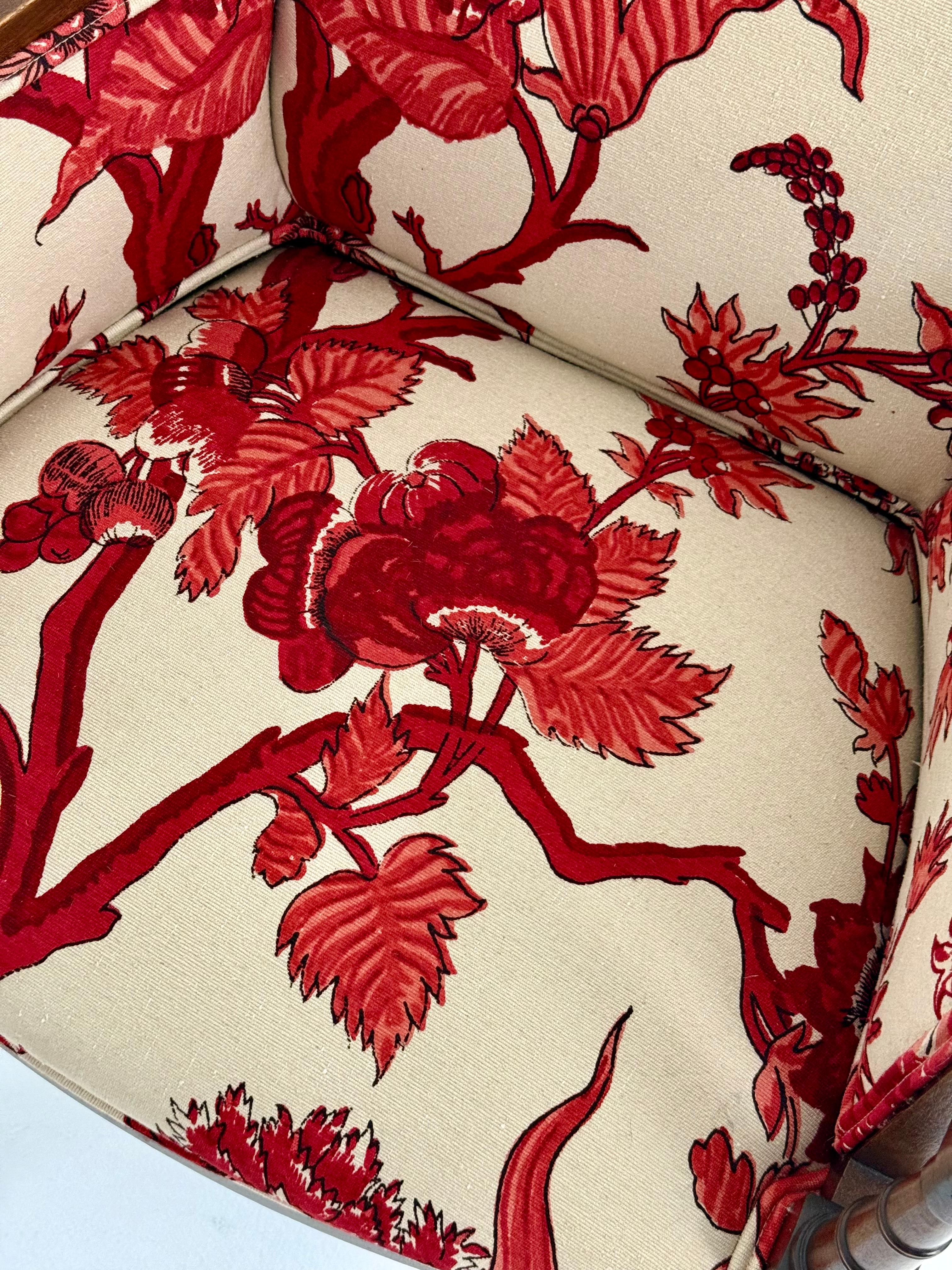 Fauteuil en faux bambou par William Haines, succession de Kirk Douglas 1960s en vente 1