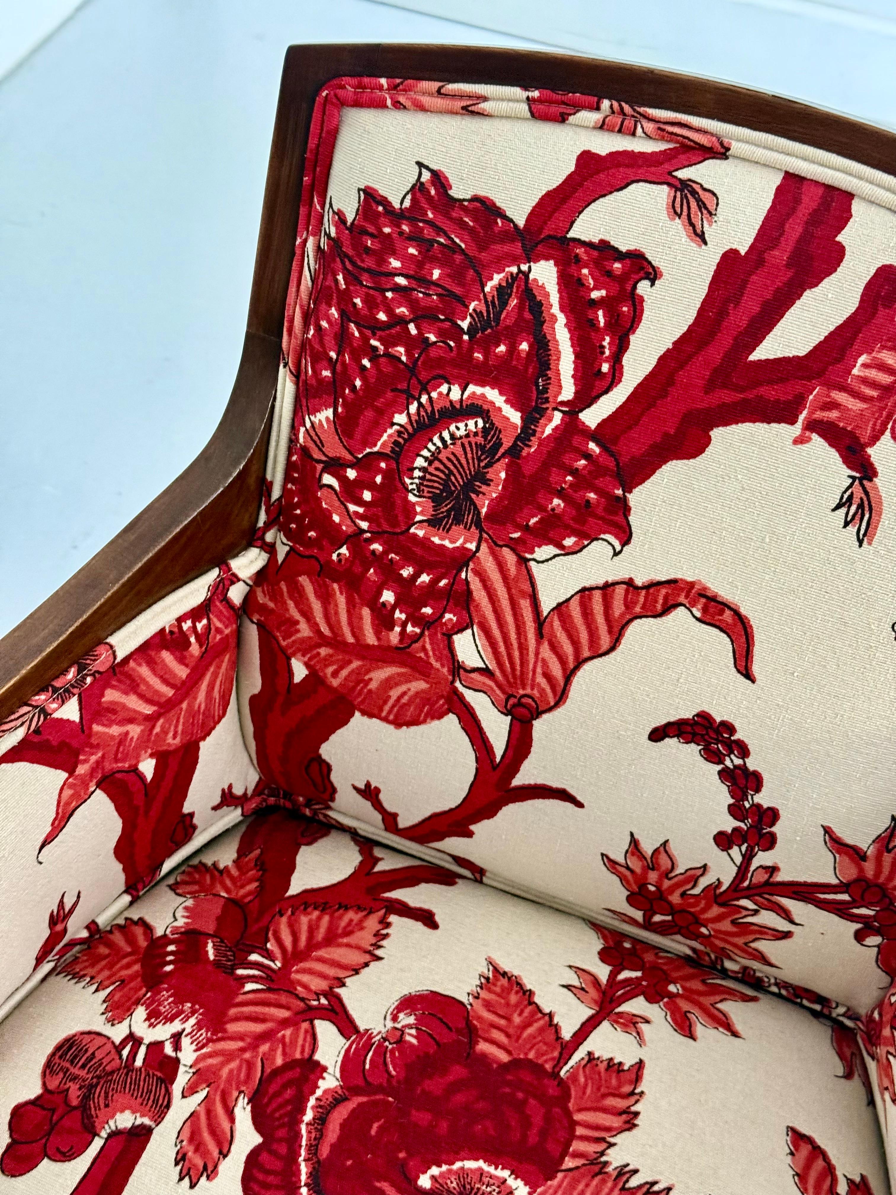 Fauteuil en faux bambou par William Haines, succession de Kirk Douglas 1960s en vente 2