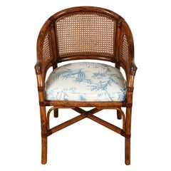 Faux Bamboo Arm Chair
