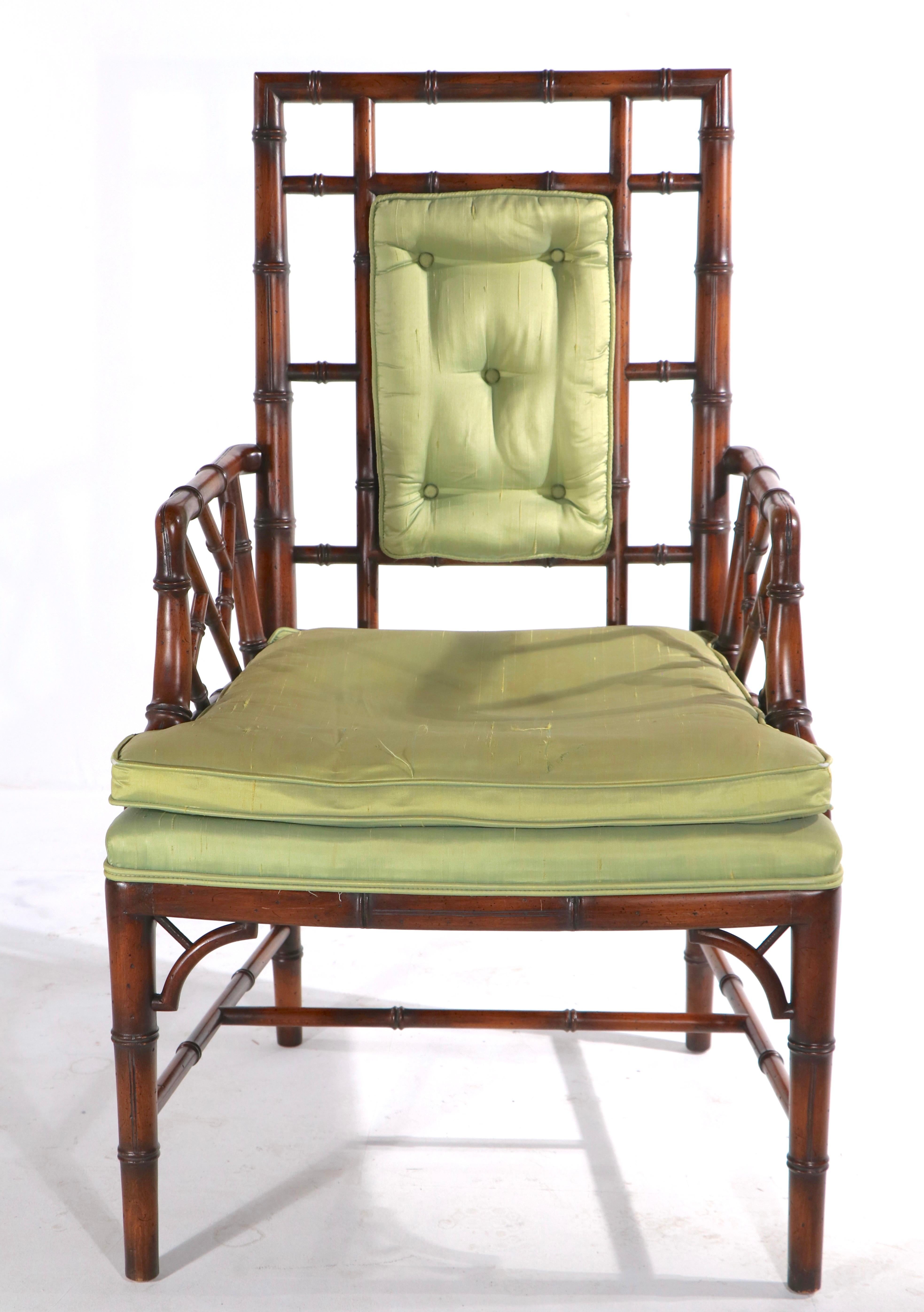 Sessel aus Kunstbambus von Schoonbeck (amerikanisch) im Angebot