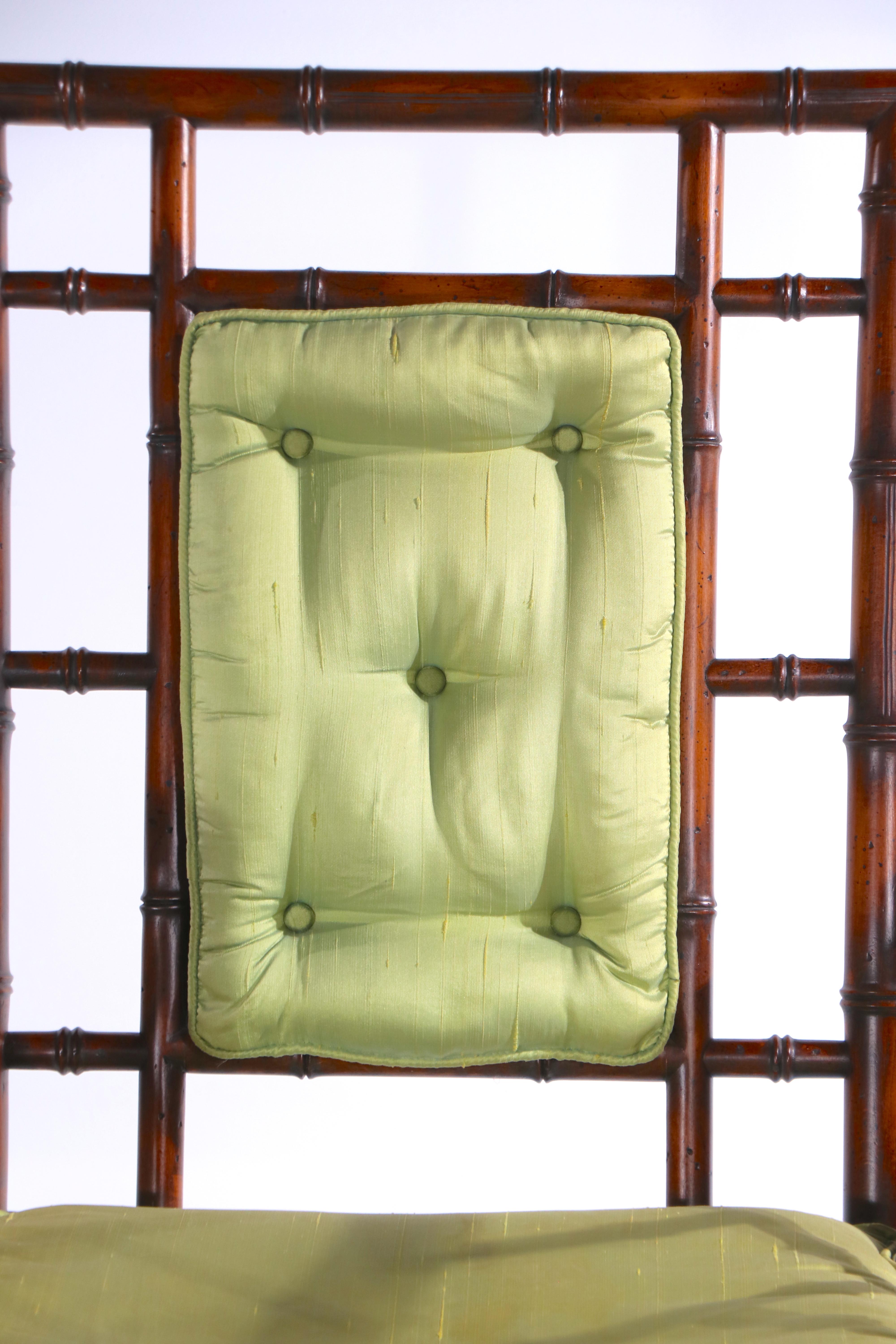 Sessel aus Kunstbambus von Schoonbeck (Polster) im Angebot