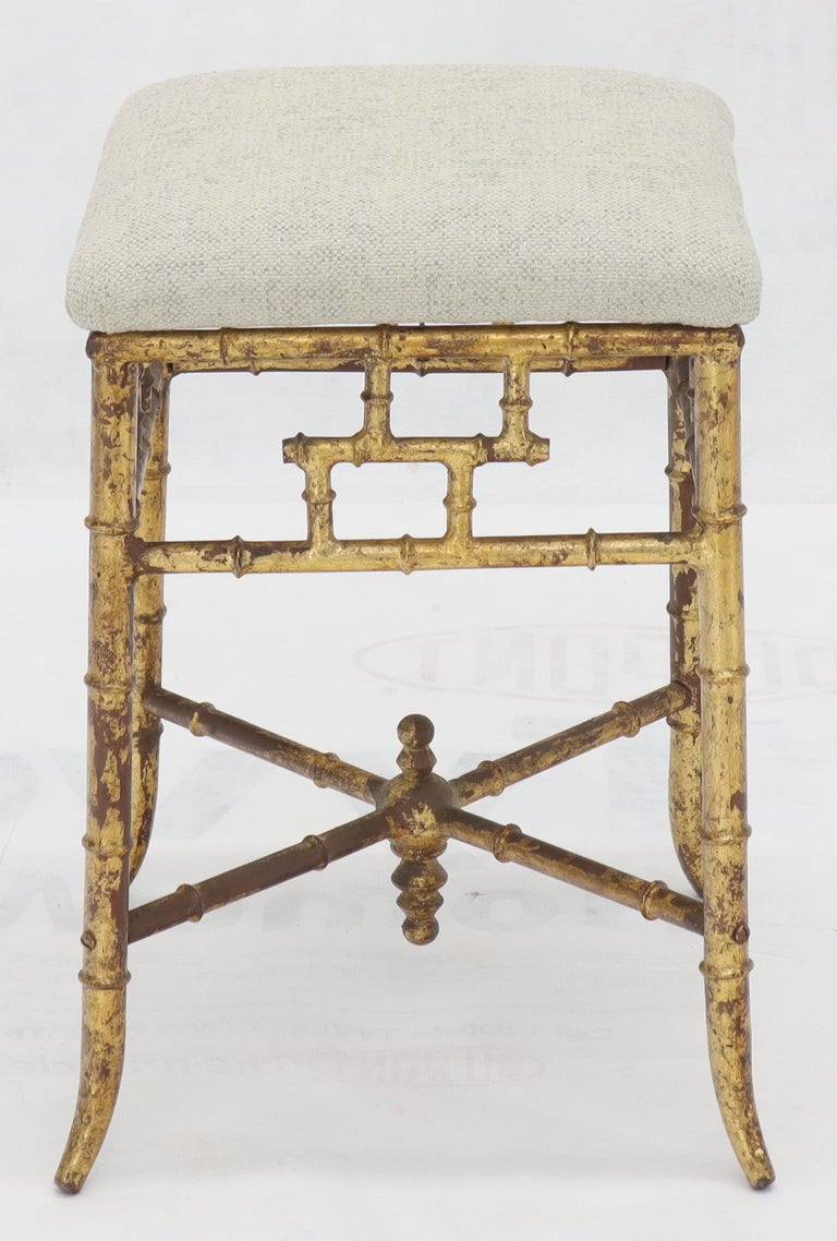 Faux Bamboo Bar Stool MidCentury Modern at 1stDibs faux bamboo bar