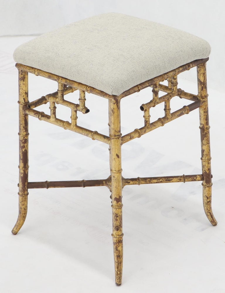 Faux Bamboo Bar Stool MidCentury Modern at 1stDibs faux bamboo bar